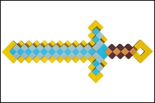 Fa Minecraft kard Citromságra - kék