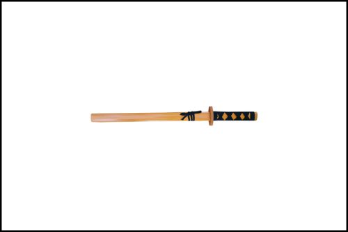 Fa Szamuráj kard - Sárga (kicsi)