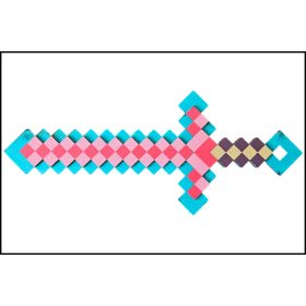 Fa Minecraft Kard Zöld - Piros