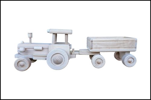 Fa Traktor pótkocsival
