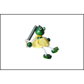 Fa Rugós figura - Béka