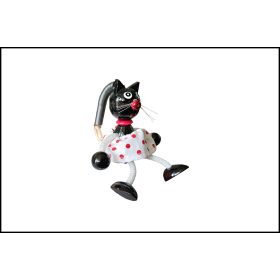 Fa Rugós figura - Cica 'C'