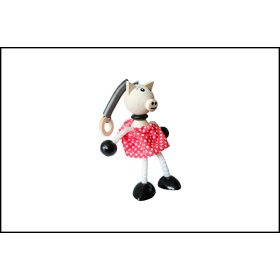 Fa Rugós figura - Malac