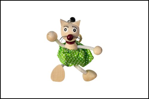 Fa Rugós figura - Cica 