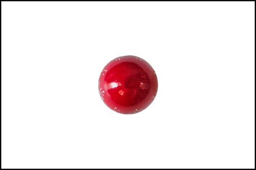 Fa Kézzel festett Piros Tojás 'F'