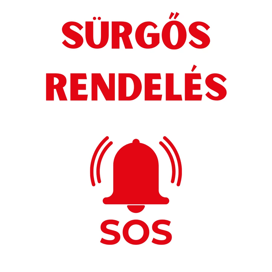 Sürgős rendelés
